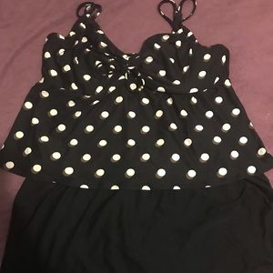 PLUS SIZE 2-PIECE SWIM SUIT